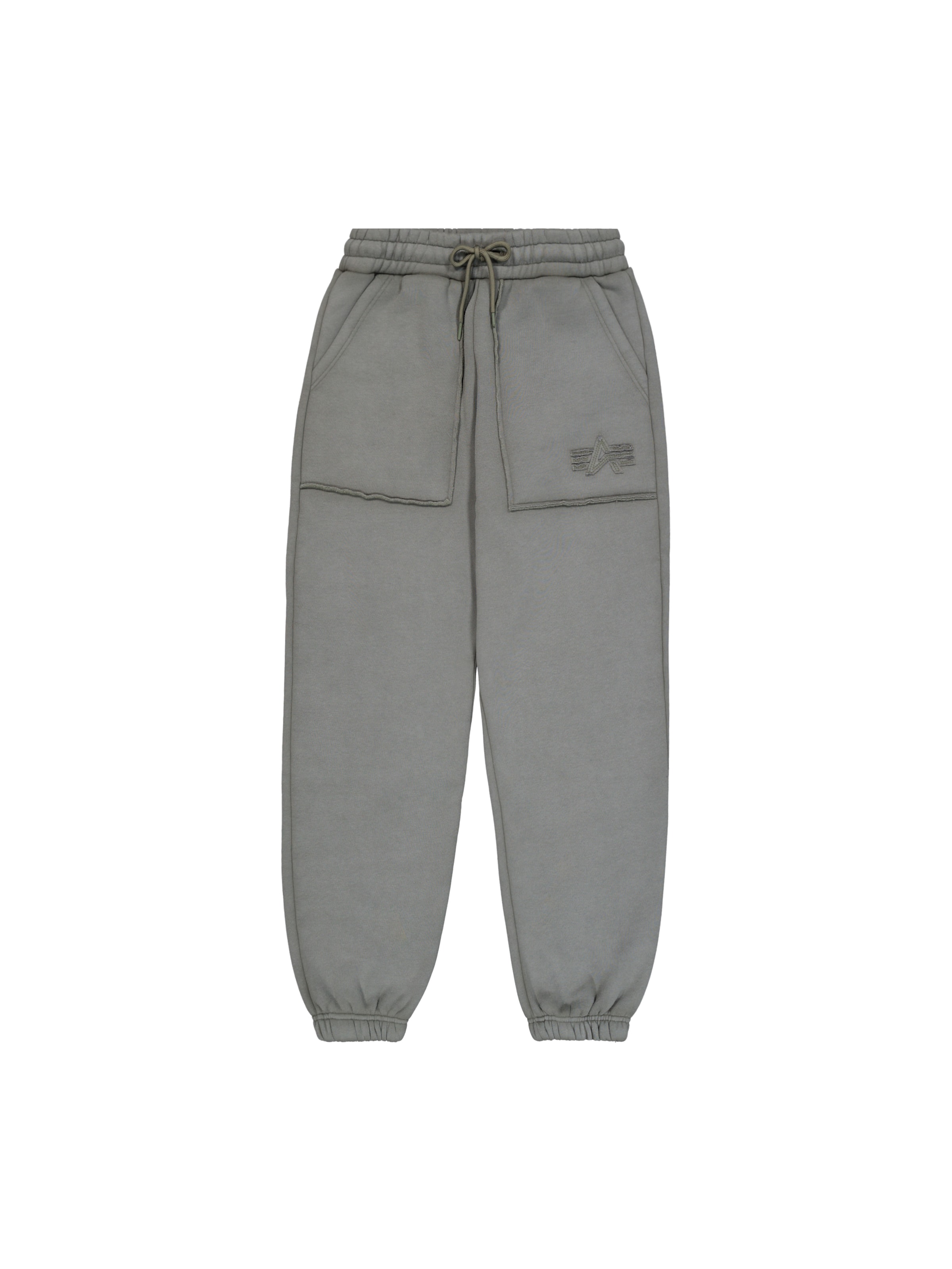 ALPHA INDUSTRIES Lużny krój Spodnie 'Open Edge' w kolorze zielony: przód