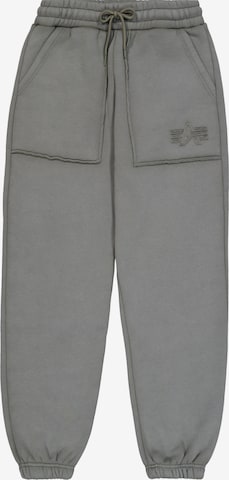 Largi Pantaloni 'Open Edge' de la ALPHA INDUSTRIES pe verde: față