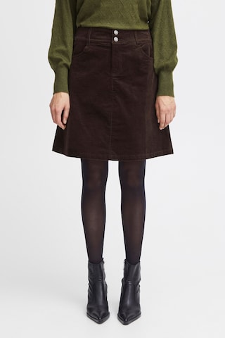 Fransa Skirt 'Mita' in Brown: front