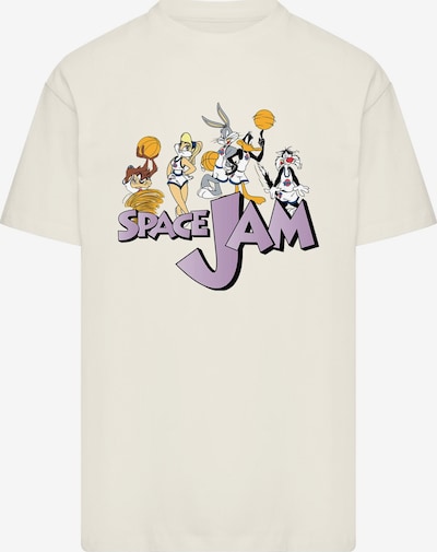 Merchcode Футболка 'Space Jam Group' в размере L в Песочный / Темно-желтый / Серый / Лиловый, Обзор товара