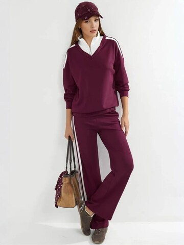 Abito da casa 'Zweiteiliges Set' di Lady Bersan in rosso: frontale