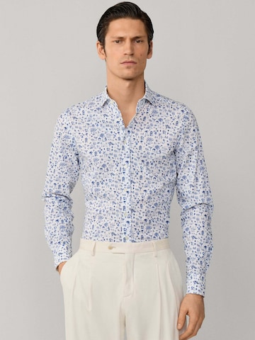 Hackett London Regular Fit Hemd 'ISLAND' in Blau: Vorderseite