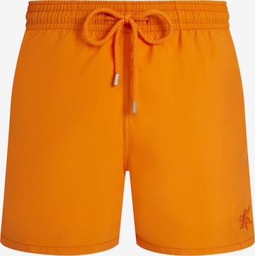 Shorts de bain Vilebrequin en orange : devant