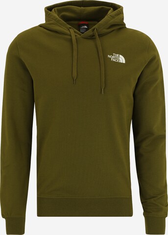 THE NORTH FACE Regular fit Sweatshirt 'SEASONAL DREW PEAK' in Groen: voorkant