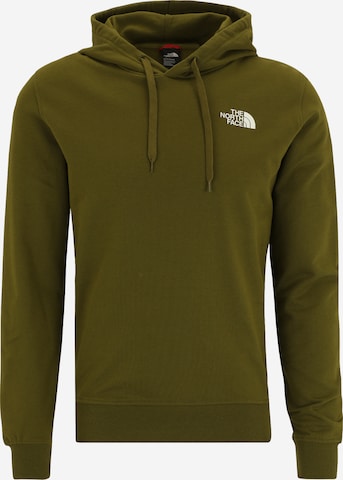 THE NORTH FACE Sweatshirt 'SEASONAL DREW PEAK' in Groen: voorkant