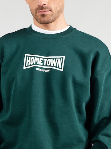 Only & Sons Sweatshirt 'ONSTURNER' in Green