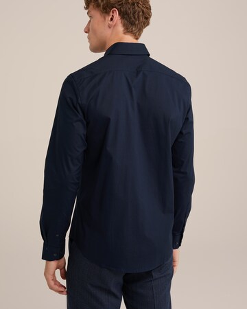 WE Fashion Slim fit Ing - kék