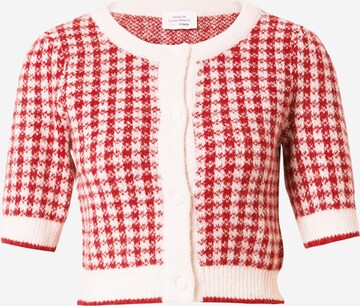 Daahls by Emma Roberts exclusively for ABOUT YOU Gebreid vest 'Heidi' in Rood: voorkant