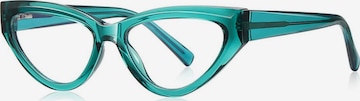 Lunettes de soleil VEYREY en vert : devant