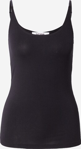 Soft Rebels Top 'Linsey' in Black: front