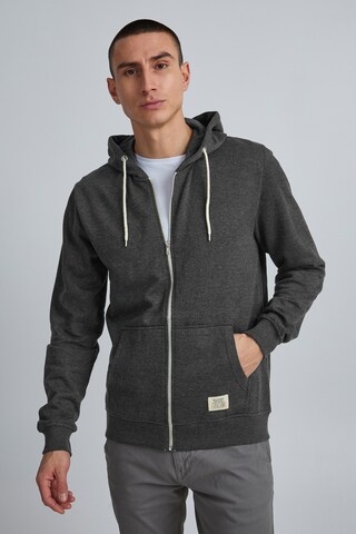 BLEND Zip-Up Hoodie 'NOAH' in Grey: front