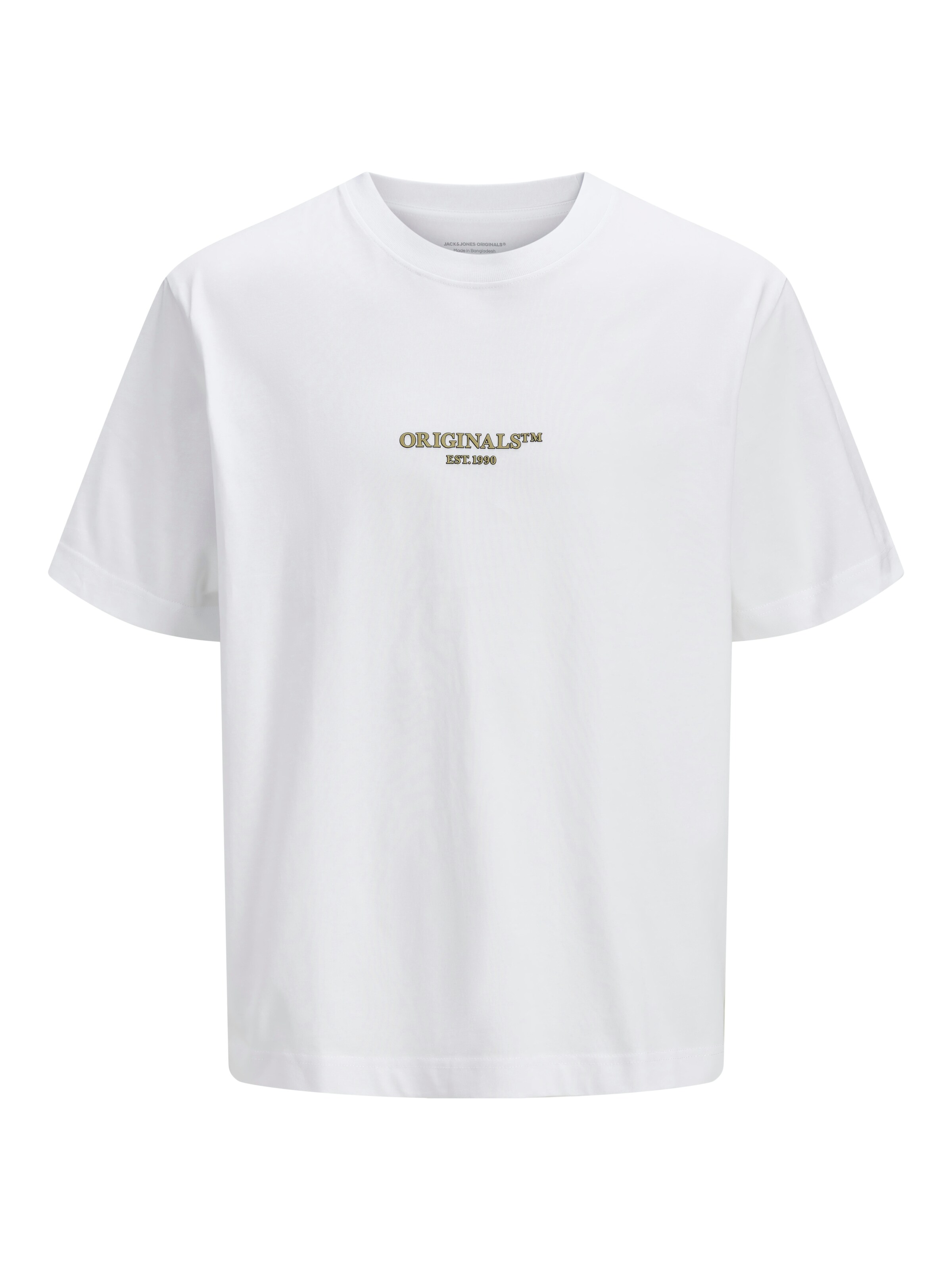 JACK & JONES Tričko 'JORIslington' - Biela: predná strana