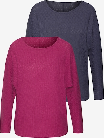 T-shirt VIVANCE en bleu : devant