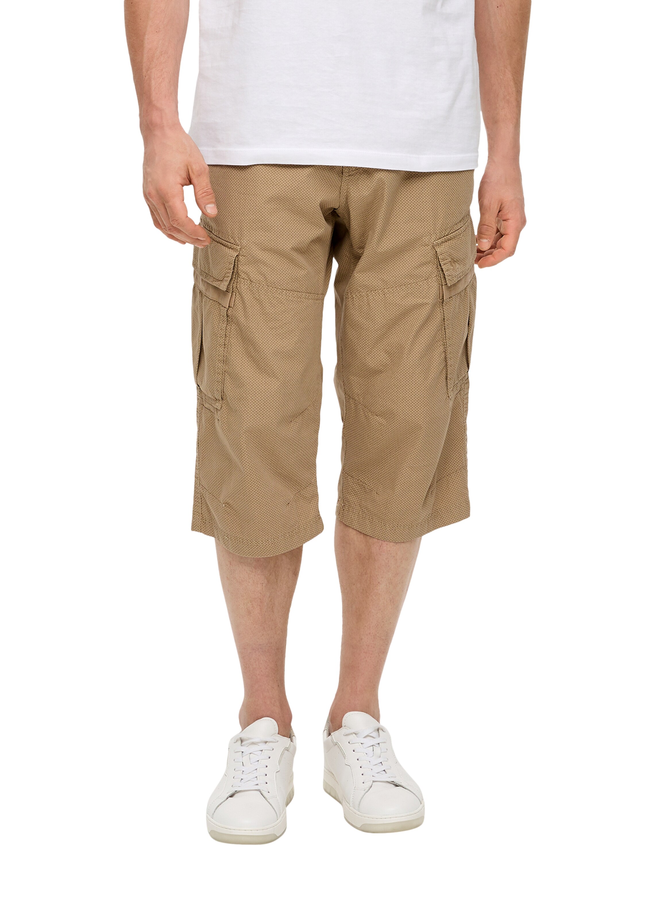 Regular Pantalon cargo s.Oliver en marron : devant