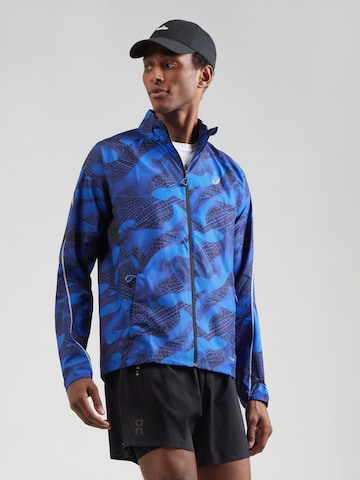 Veste de sport 'ROAD LITE-SHOW' ASICS en noir : devant