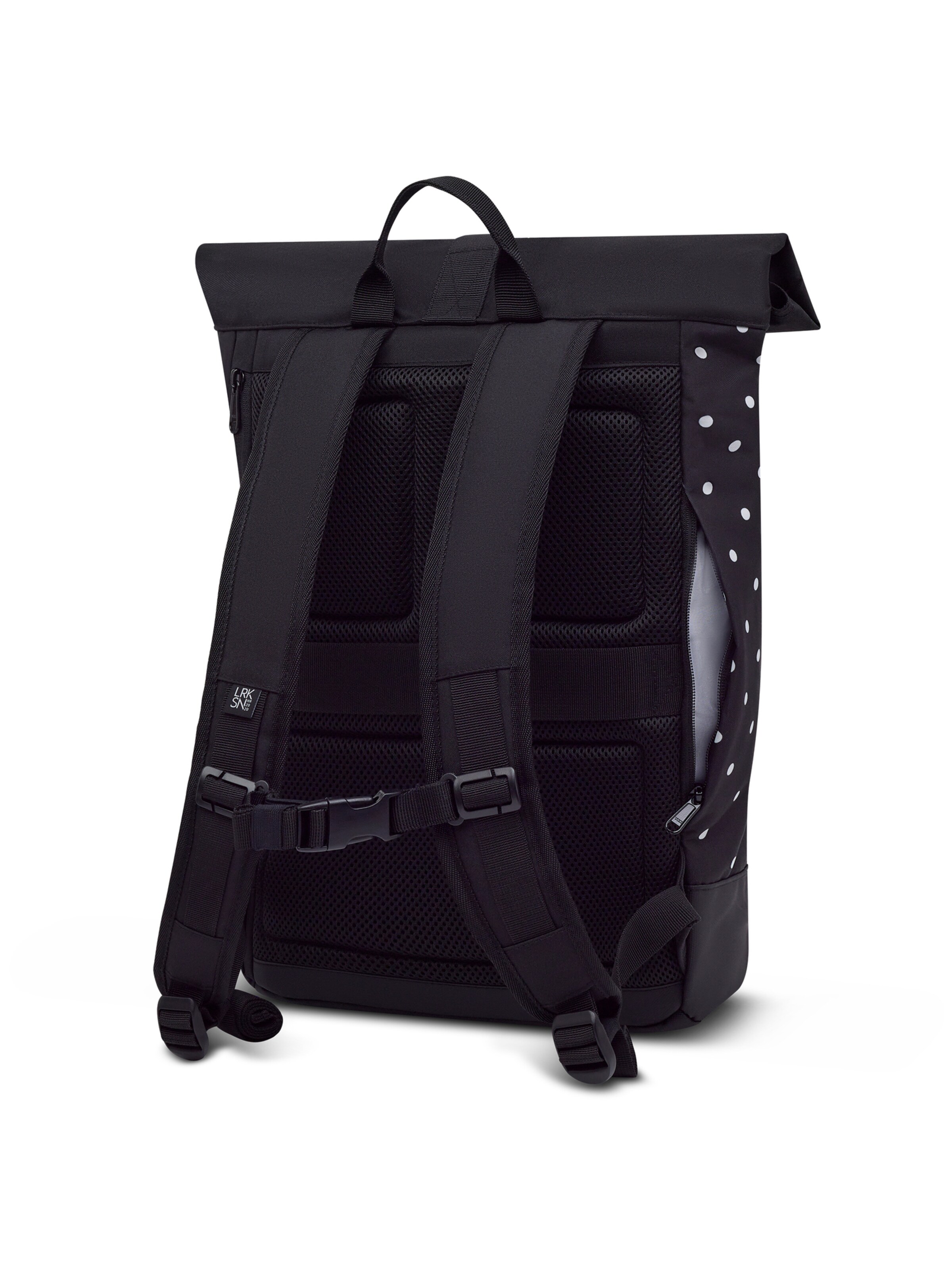 LARKSON - Mochila 'Janne Small' em preto: atrás