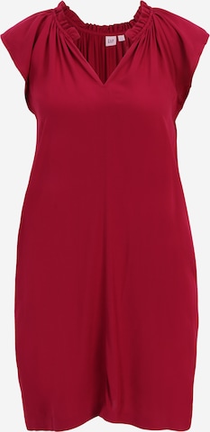 Gap Petite - Vestido em vermelho: frente