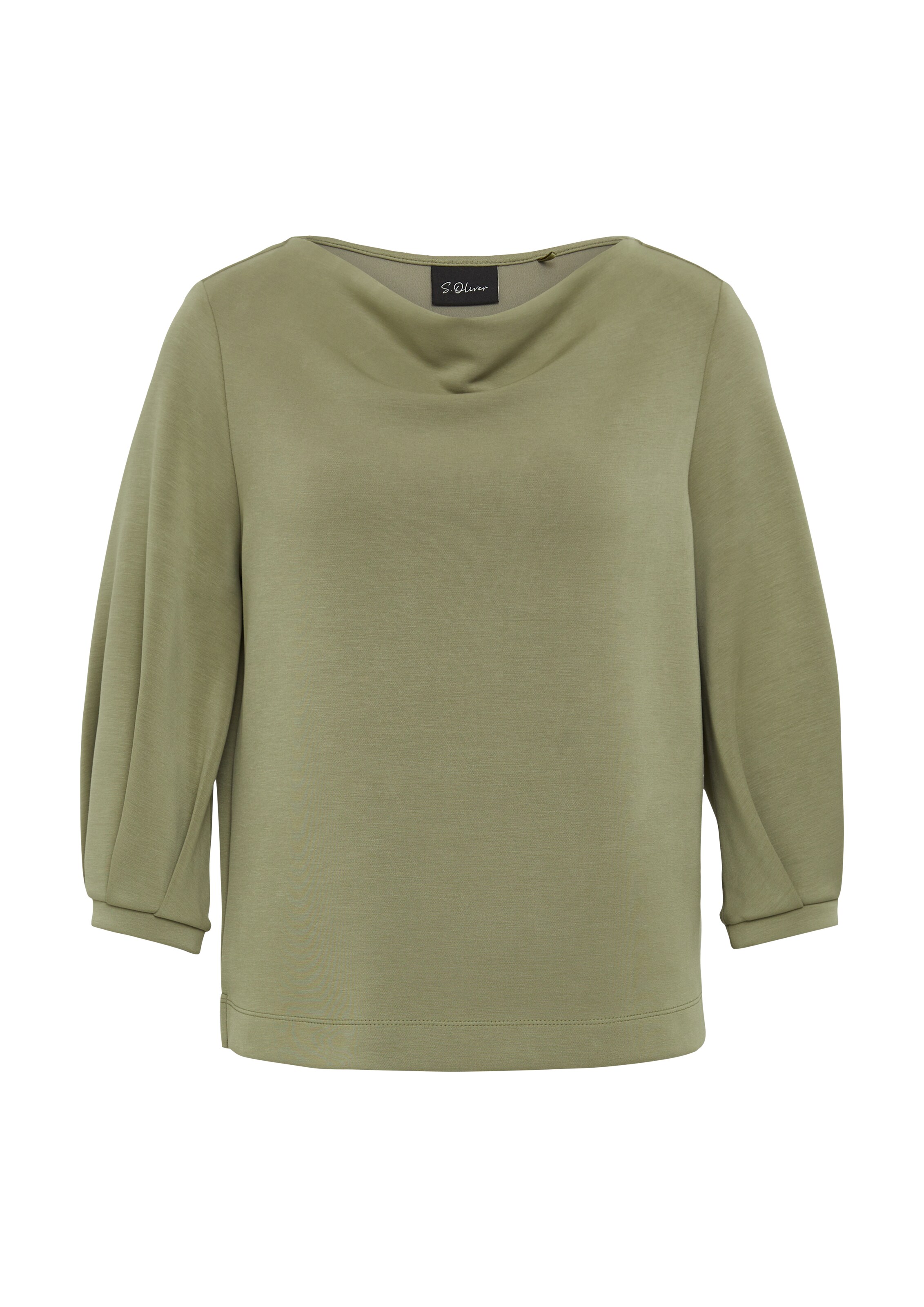 T-shirt s.Oliver BLACK LABEL en vert : devant