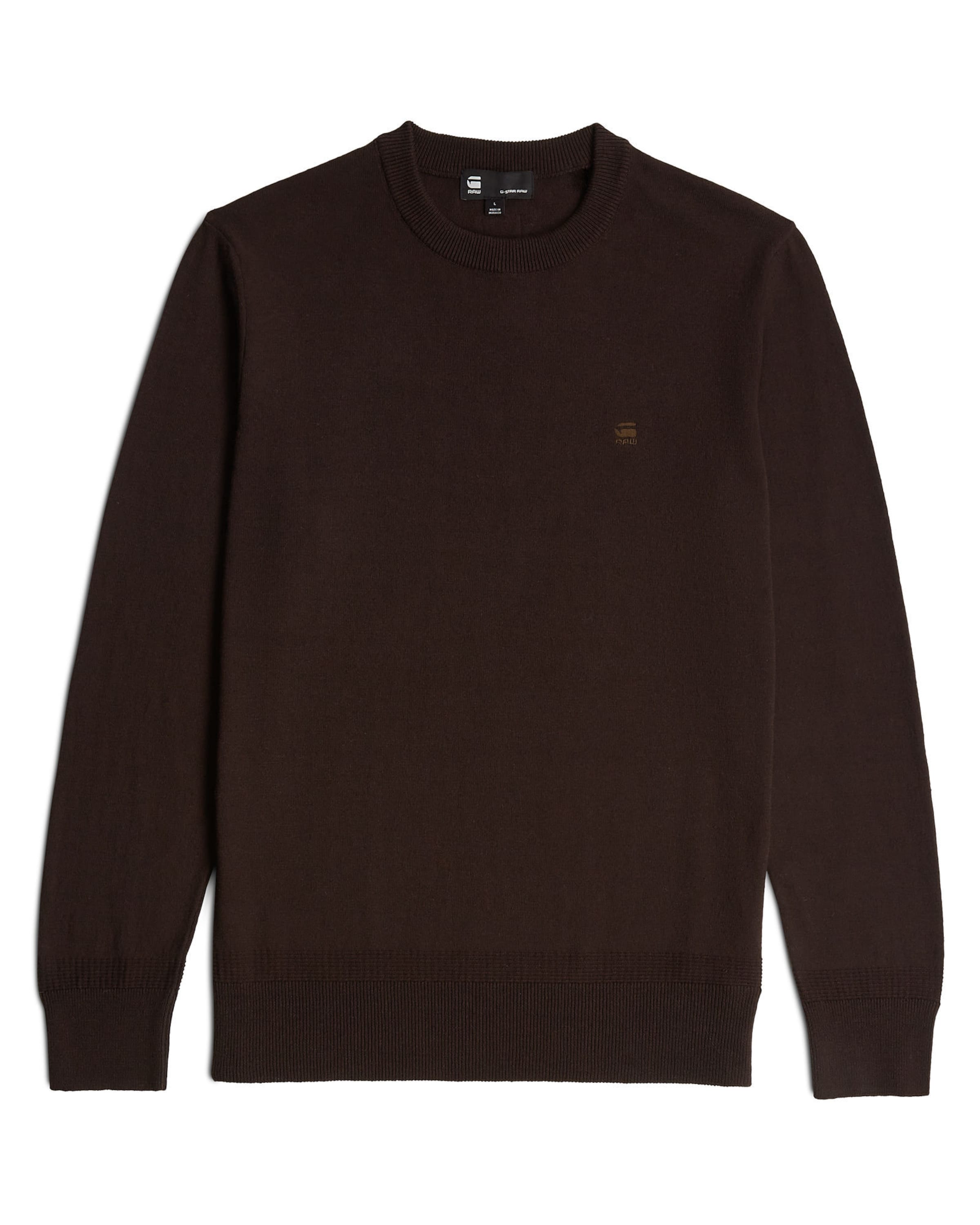 Pull-over 'Premium core' G-STAR en marron : devant