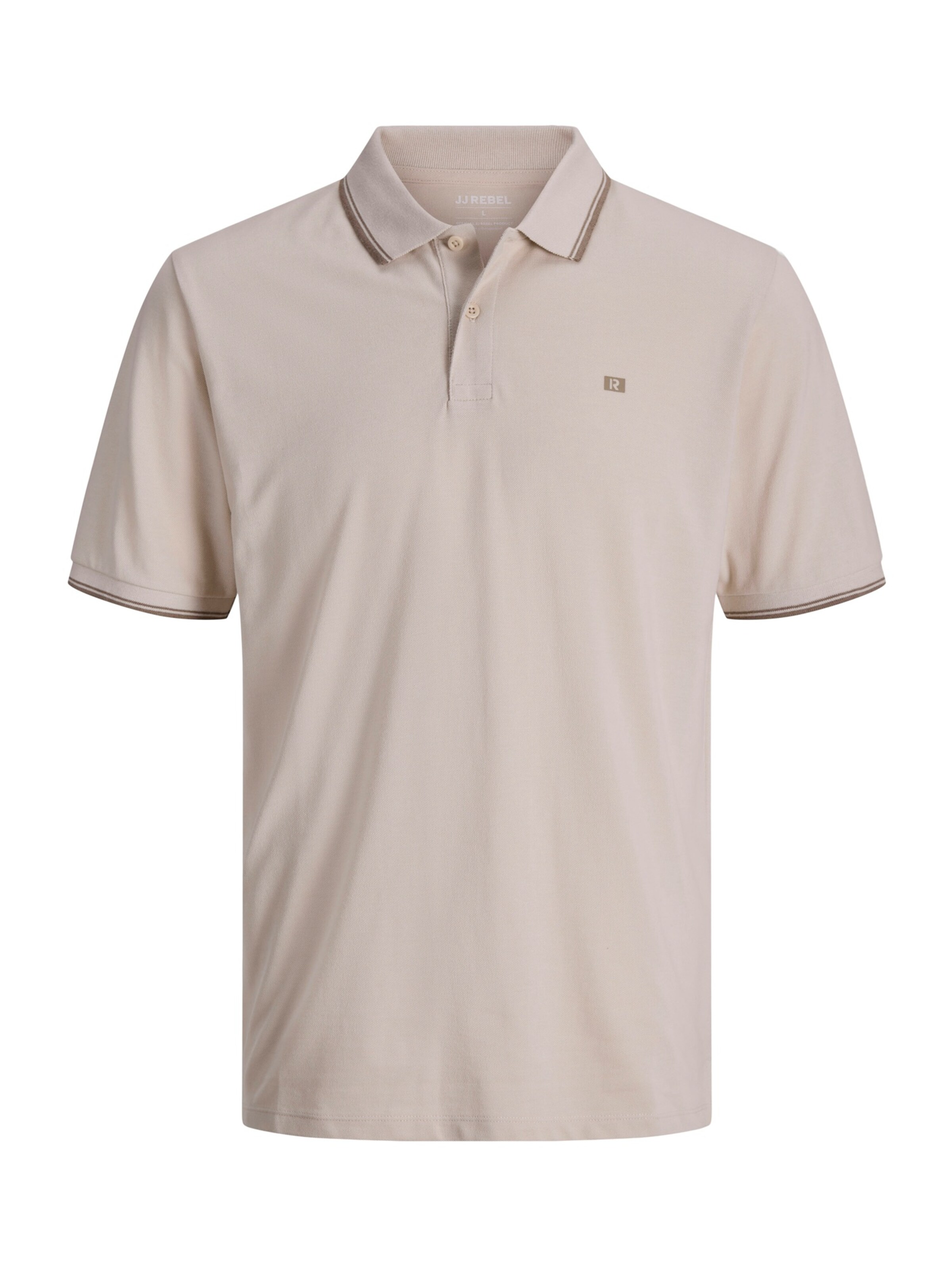 JJ Rebel Shirt 'JREBZELL' in Beige: front