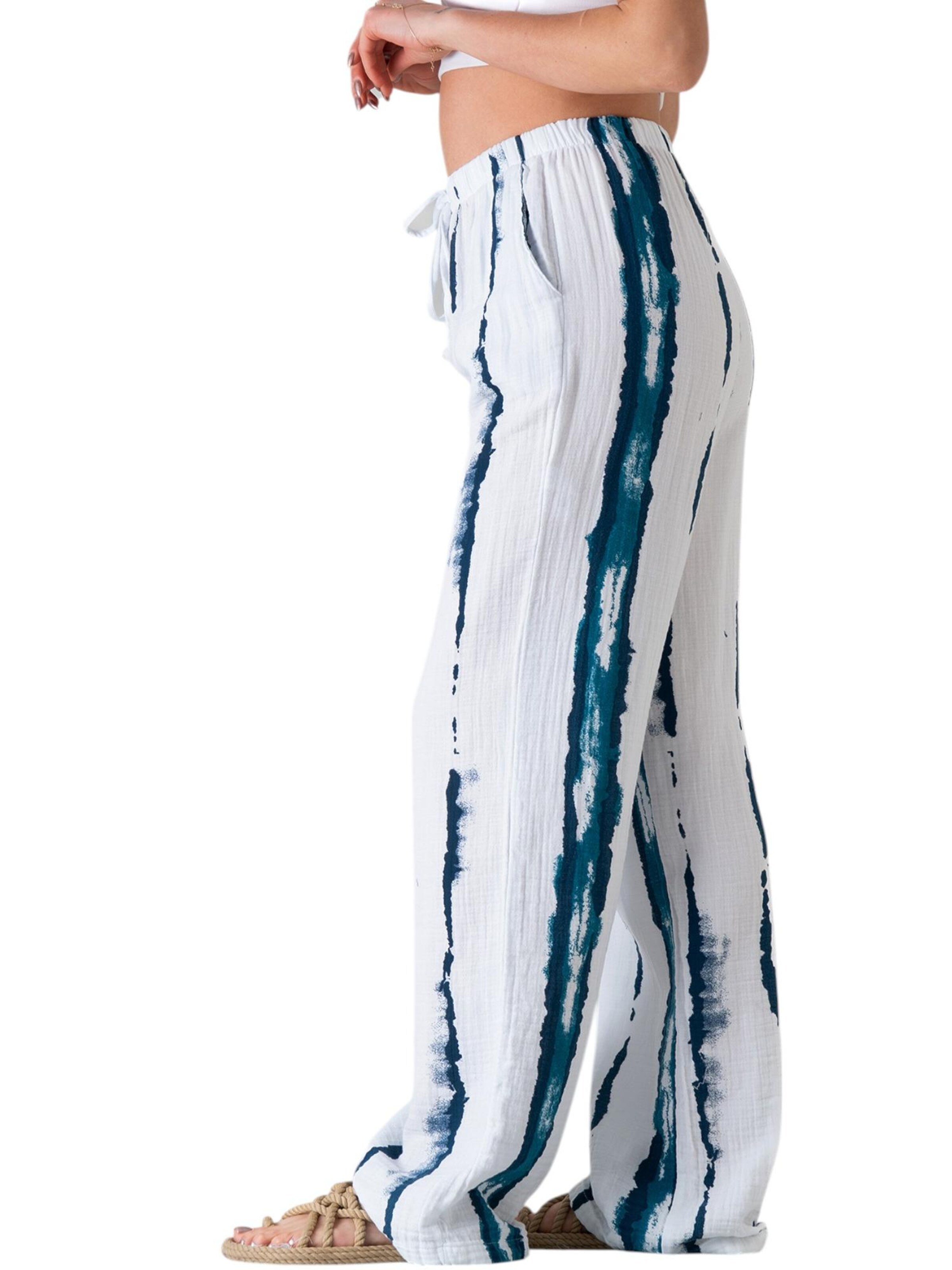 WENOR Wide Leg Hose 'Taima'‌‌‌‌‌ in Grün