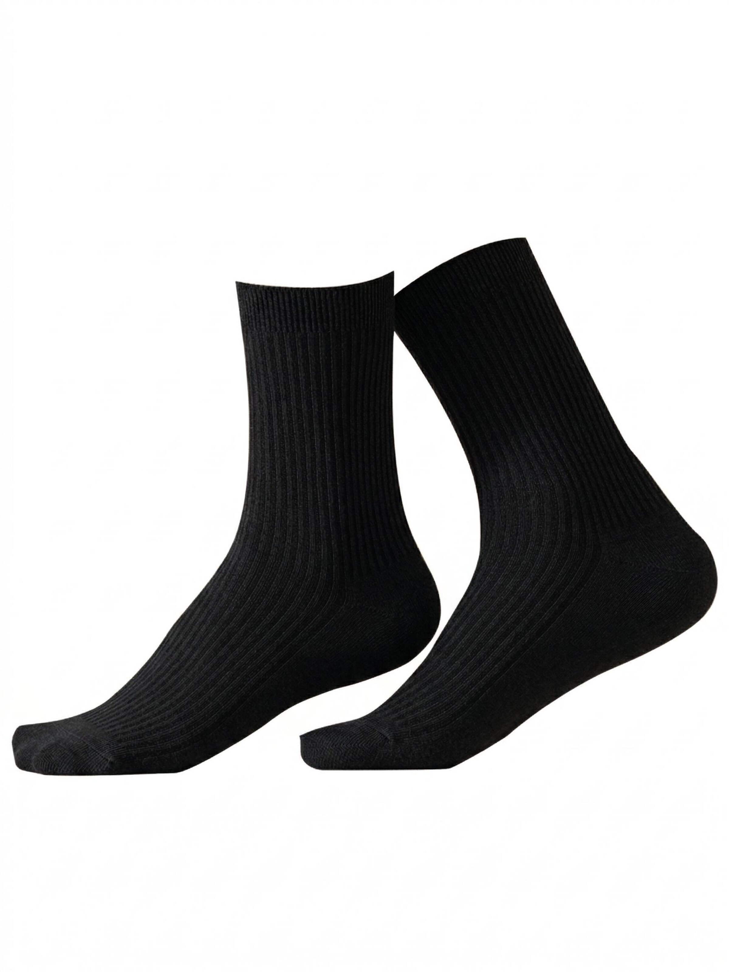 Millo Socks 'Cosy Steps' in Black: front