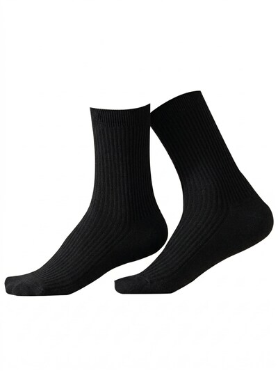 Millo Socken 'Cosy Steps'‌‌‌ in schwarz, Produktansicht