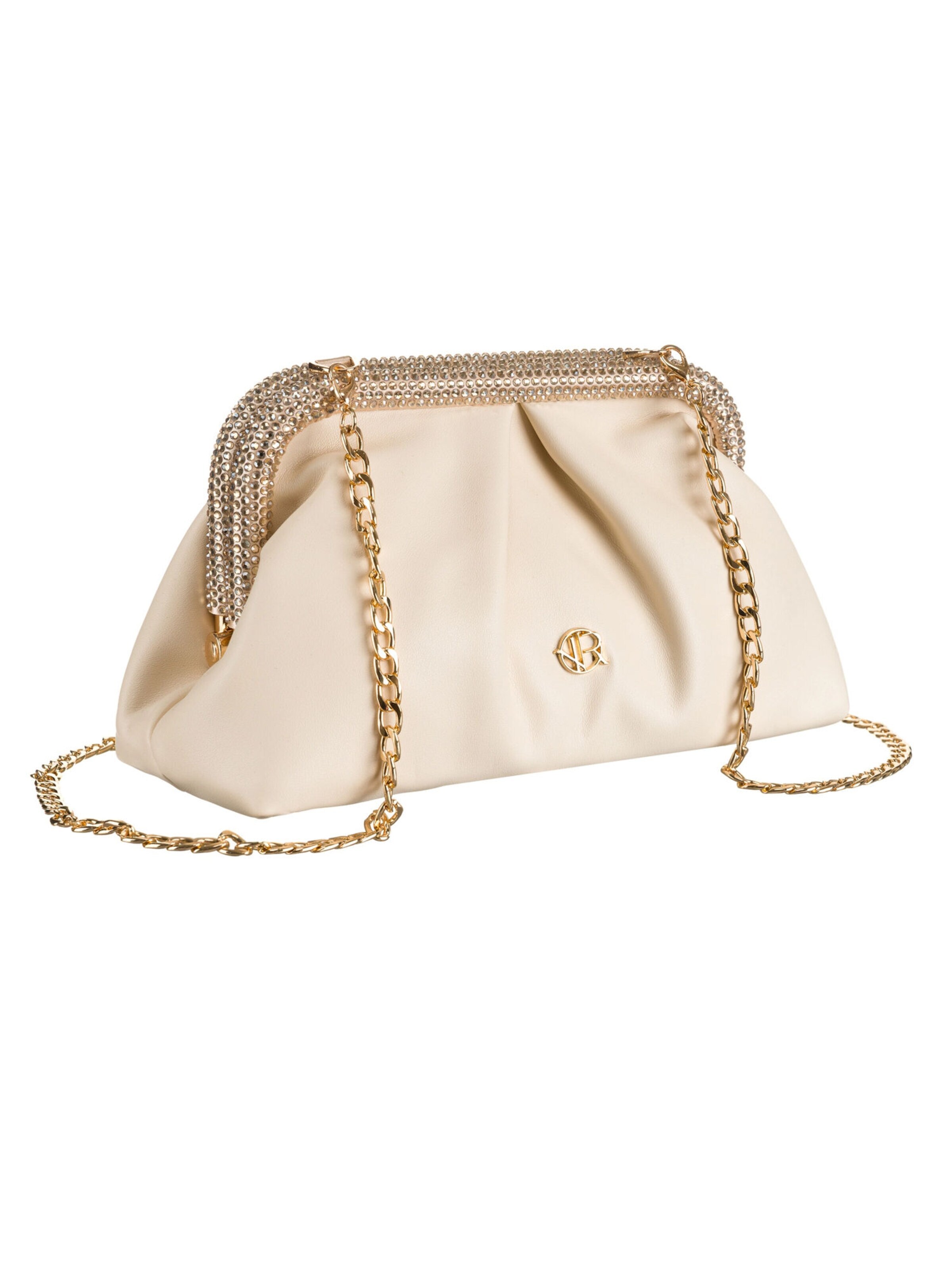 Tomshop24-7 Clutch 'Rovicky Megan' in Beige