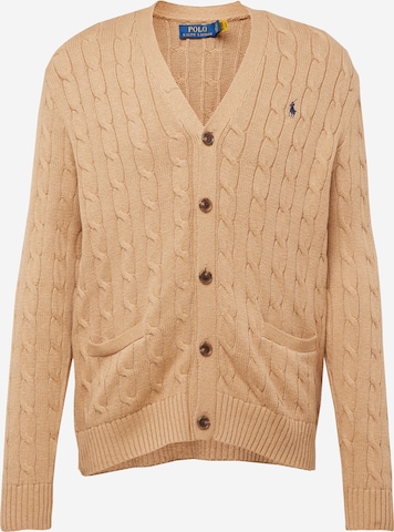 Polo Ralph Lauren Strikkejakke i beige: forside