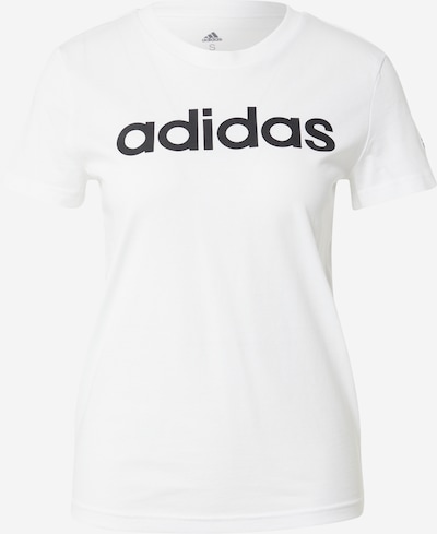 ADIDAS SPORTSWEAR Funktionsshirt 'Essentials  Logo' in schwarz / weiß, Produktansicht