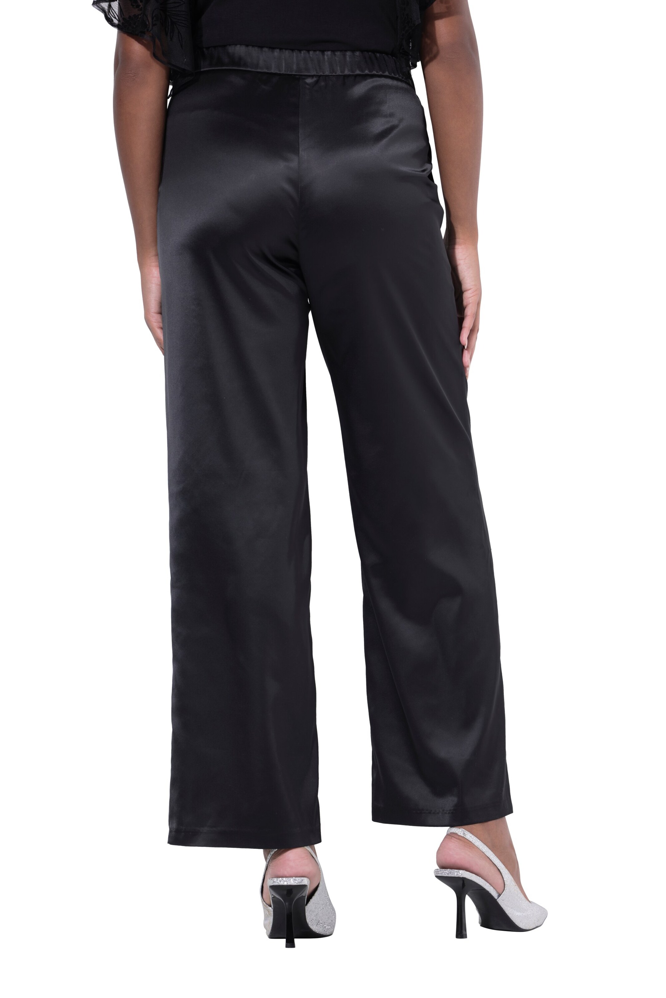 Ulla Popken Regular Hose in Schwarz
