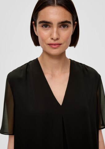Chemisier s.Oliver BLACK LABEL en noir