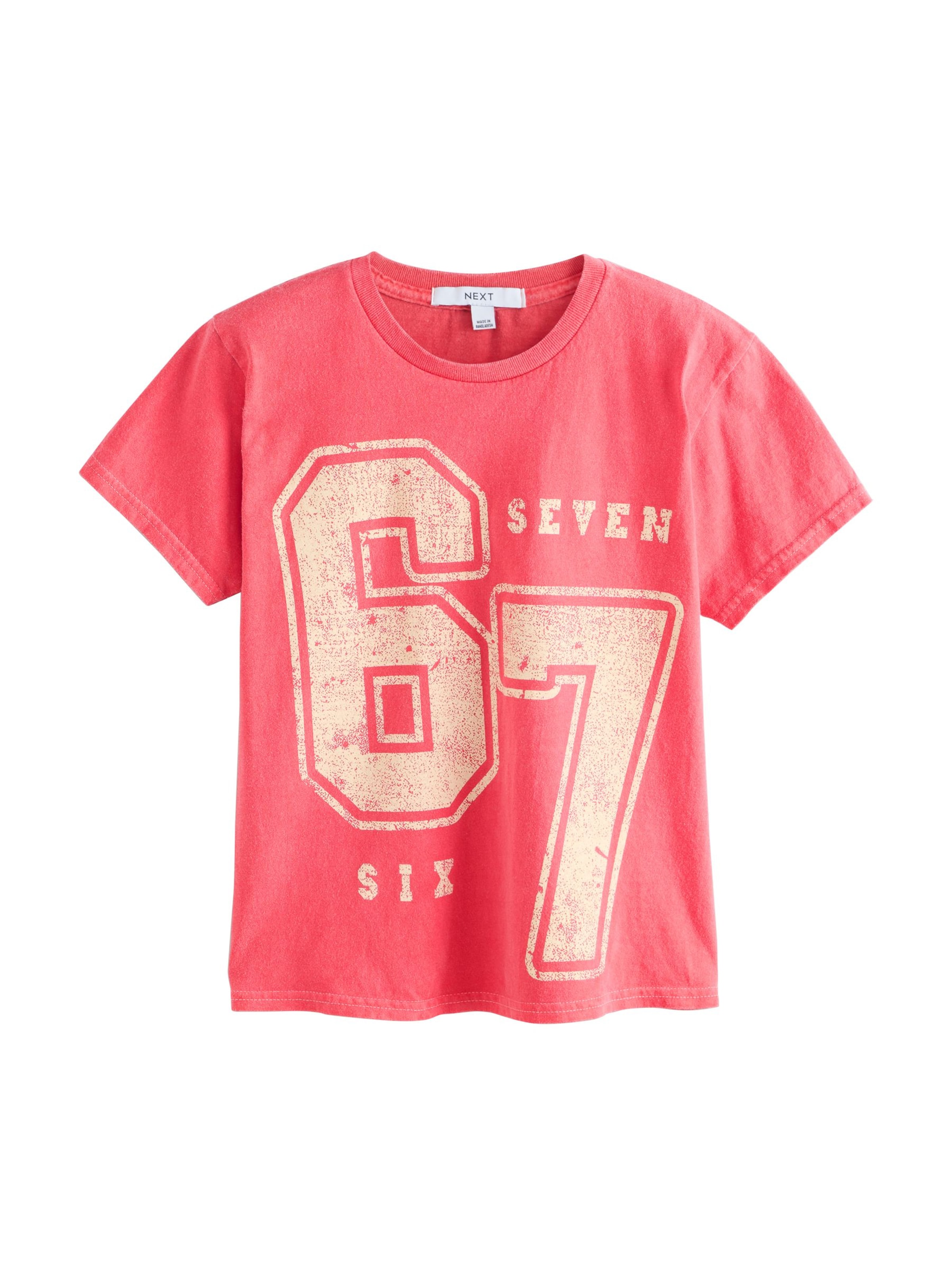 Next Shirt '67' in Rood: voorkant