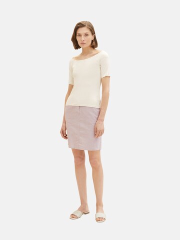 TOM TAILOR - Falda en beige