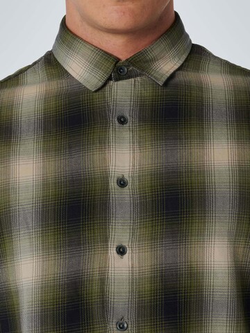 No Excess Regular fit Button Up Shirt in Green