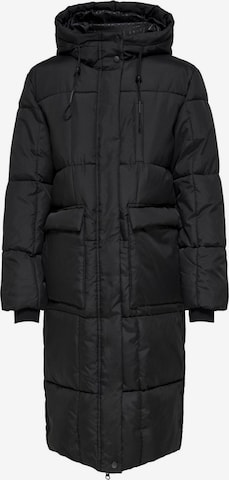 JDY Wintermantel 'EVERLY' in Schwarz: Vorderseite