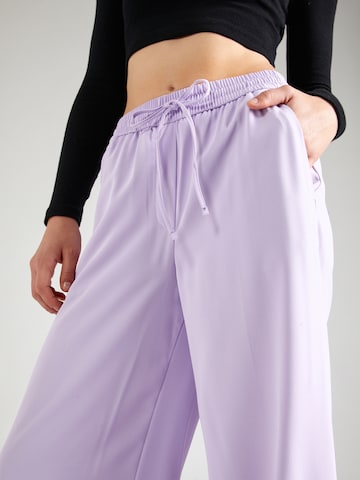 Marks & Spencer Широки крачоли Панталон в лилав