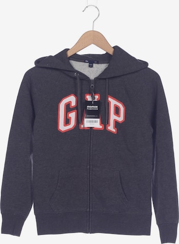 GAP Sweatshirt & Zip-Up Hoodie in XS in Grey: front