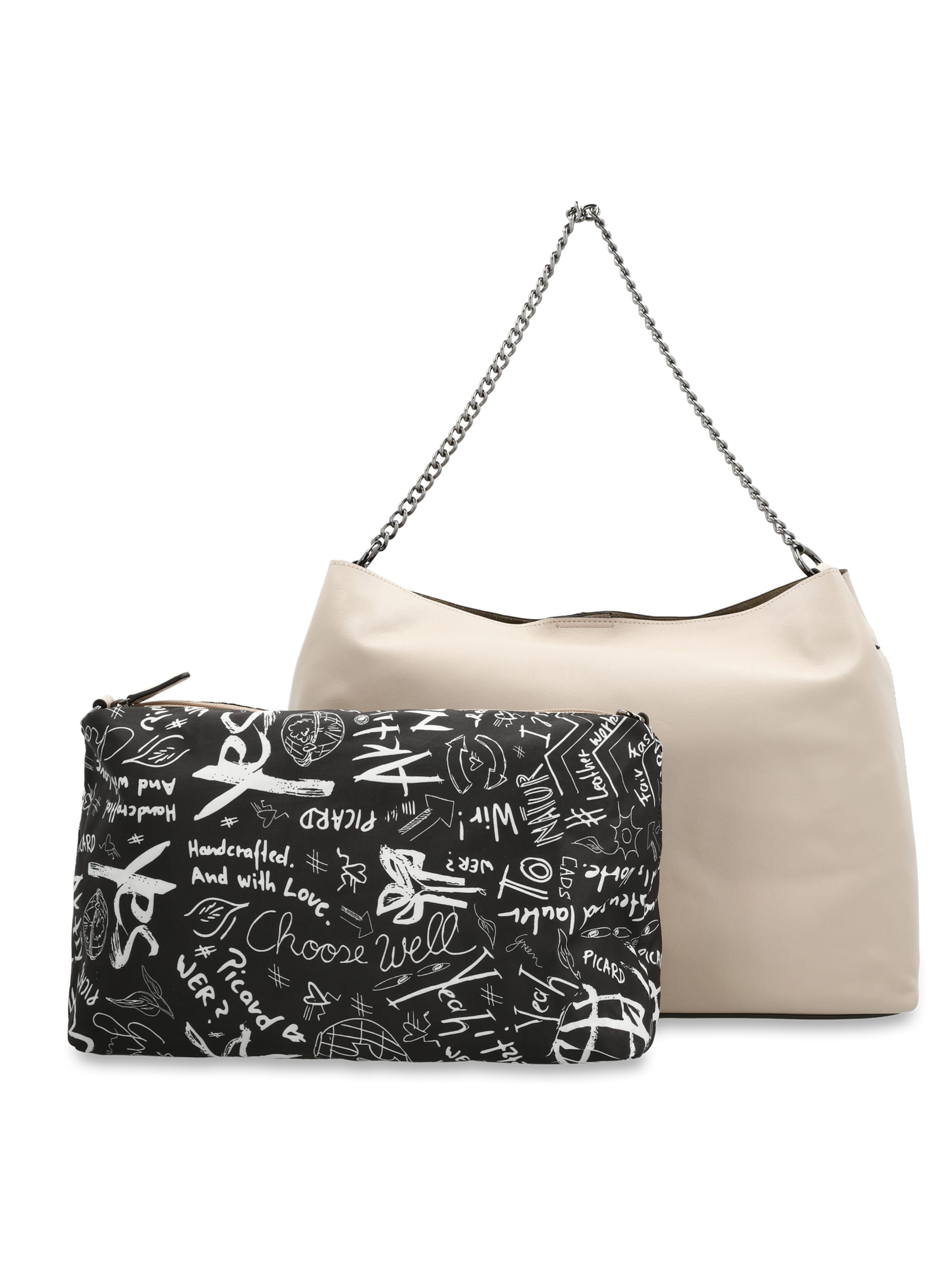 Picard Schoudertas 'Emma' in Beige: voorkant