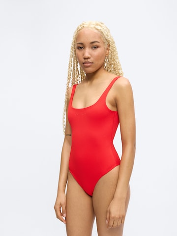 Bustieră Costum de baie întreg de la Calvin Klein Swimwear pe roșu