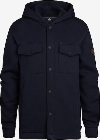 Petrol Industries Sweatjacke in Blau: Vorderseite