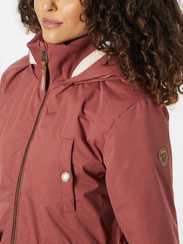 Ragwear Between-Seasons Parka 'CRESCEND' in Red