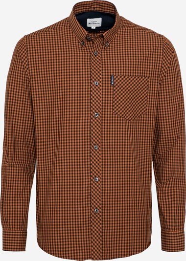 Ben Sherman Triiksärk 'GINGHAM' pruun / must, Tootevaade