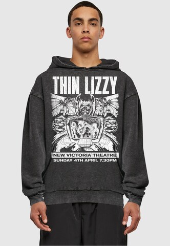 Sweat-shirt 'Thin Lizzy - New Victoria Theatre' Merchcode en noir : devant