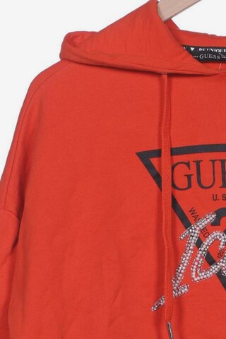 GUESS Sweatshirt & Zip-Up Hoodie in XL in Orange