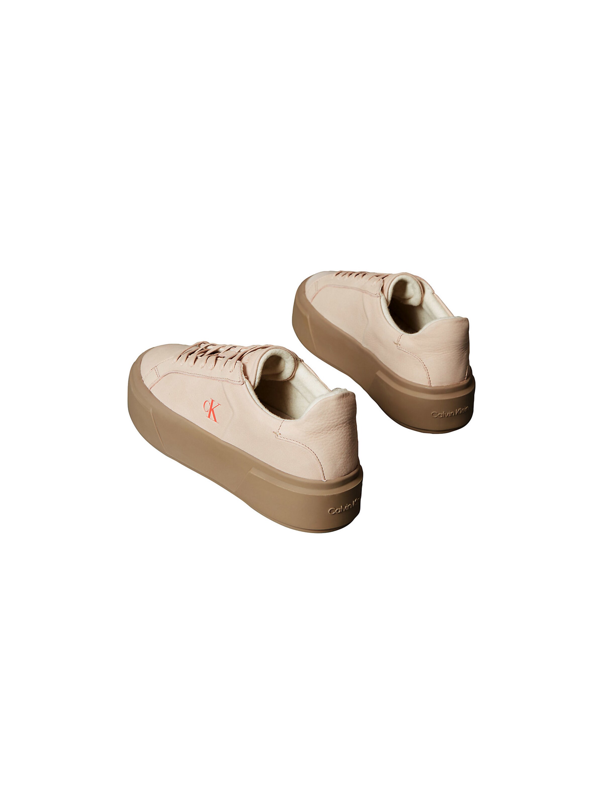 Calvin Klein Platform trainers in Beige