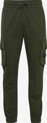 11 Project Tapered Cargo Pants 'Prsidone' in Green: front