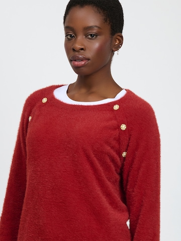 Influencer Sweter w kolorze czerwony