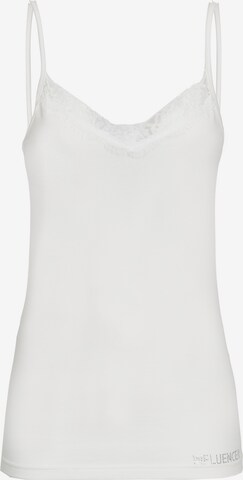 Influencer Top in White: front