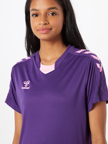 purpurinė Hummel Sportiniai marškinėliai